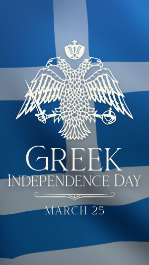 Traditional Greek Independence Day Instagram story Image Preview