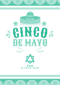 Colorful Hat in Cinco De Mayo Poster Image Preview