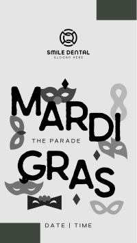 Mardi Gras Parade Mask Instagram reel Image Preview