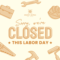 Closed for Labor Day Instagram post Image Preview