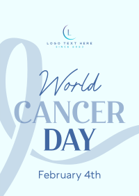 World Cancer Day Awareness Poster Image Preview