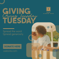 Minimal Giving Tuesday Instagram post Image Preview