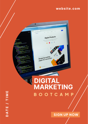 Digital Marketing Bootcamp Poster Image Preview