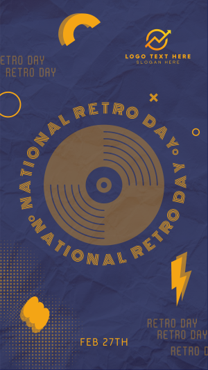 Disco Retro Day Facebook story Image Preview