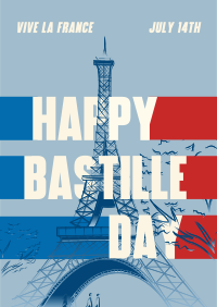 Bastille Day Poster Design