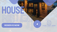 House for Rent Facebook Event Cover Design
