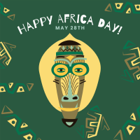 African Mask Instagram post Image Preview