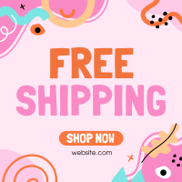 Quirky Shipping Promo Instagram Post Design