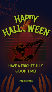 Halloween Greeting TikTok Video Design