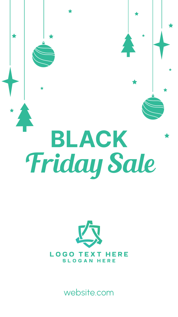 Black Friday Christmas Facebook Story Design Image Preview