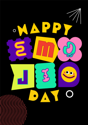 Playful Emoji Day Flyer Image Preview