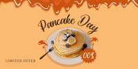 Pancake Day Promo Twitter Post Design