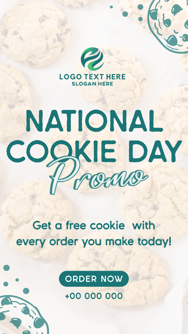 Cookie Day Discount Facebook Story Design