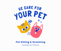 We Care For Your Pet Facebook Post Design
