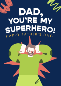Father's Day Scribble Flyer Image Preview