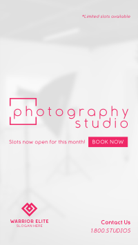 Sleek Photography Studio Instagram story Image Preview