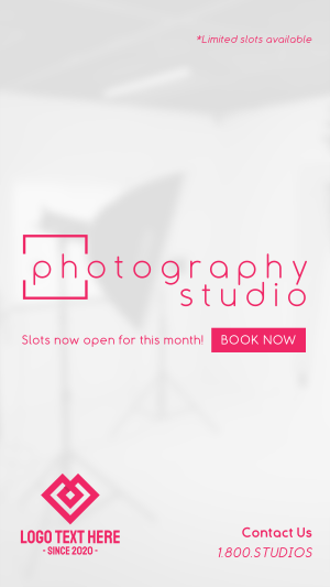 Sleek Photography Studio Instagram story Image Preview