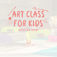 Art Class For Kids Instagram Post Image Preview