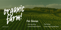 Organic Farming Twitter post Image Preview