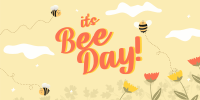 Happy Bee Day Garden Twitter post Image Preview