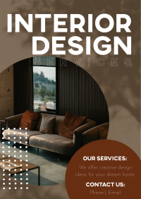 Interior Design Services Poster Design