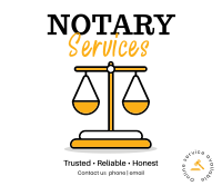 Reliable Notary Facebook Post Design
