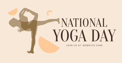 National Yoga Day Facebook ad Image Preview