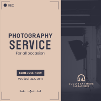 Studio Photo Service Instagram Post Design