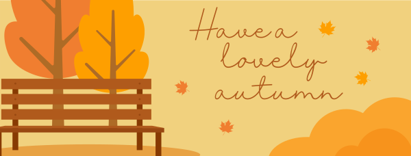 Autumn Greetings Facebook Cover Design Image Preview