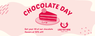 Chocolate Cake Facebook cover Image Preview