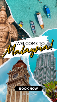 Welcome to Malaysia Facebook story Image Preview