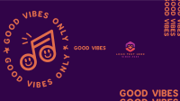 Good Vibes Happy Note YouTube cover (channel art) Image Preview