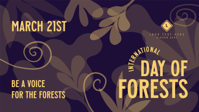 Foliage Day of Forests Facebook event cover Image Preview