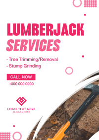 Corporate Lumberjack Services Flyer Design