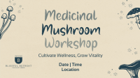Monoline Mushroom Workshop Facebook event cover Image Preview