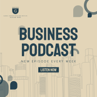 Corporate Podcast Instagram Post Design