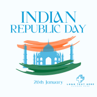Celebrate Indian Republic Day Instagram post Image Preview