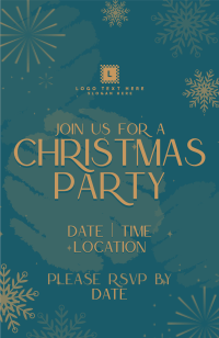 Christmas Holiday Elegant Invitation Preview
