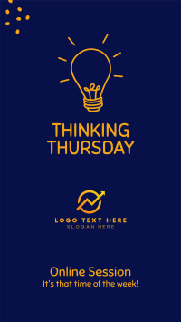 Thinking Thursday Facebook story Image Preview
