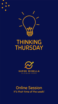 Thinking Thursday Facebook story Image Preview