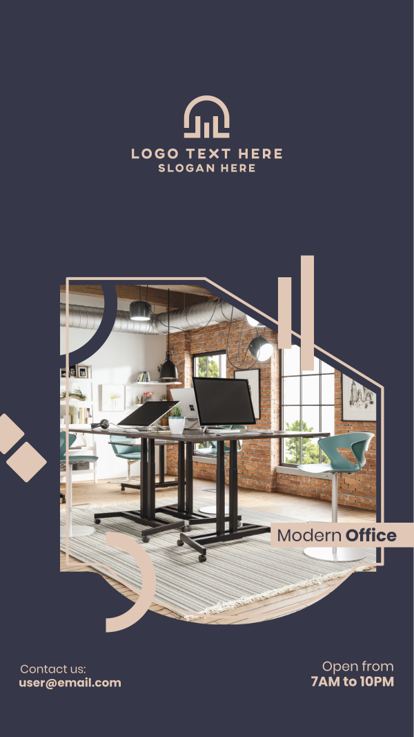Modern Office Instagram Story Design Image Preview