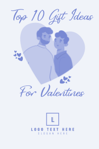 Valentine Couple Pinterest Pin Design