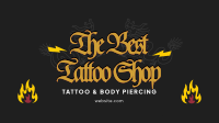 Tattoo & Piercings Facebook event cover Image Preview