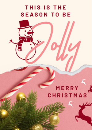 The Jolly Snowman Poster Image Preview