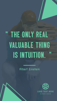 Intuition Philosophy Instagram reel Image Preview