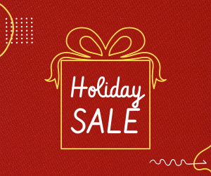 Holiday Sale Red Facebook post Image Preview