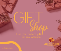 Elegant Gift Shop Facebook Post Design