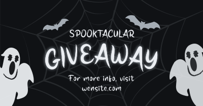 Spooktacular Giveaway Promo Facebook ad Image Preview