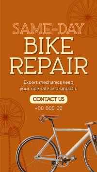 Bike Repair Shop Instagram story Image Preview