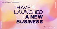 New Business Launch Gradient Facebook ad Image Preview